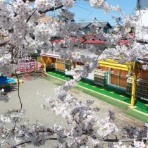 <p class="has-text-align-center" style="font-size:17px"><strong>
入園・進級式
</strong></p>